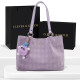 CLEVER & KETCH包包女包大容量质感托特包新款绿野仙踪系列 生日礼物送女友 浅紫色