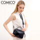 高美高（comico）COMICO高美高时尚女款女包时尚拼接手提包单肩小方包C8086 黑色