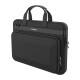 Smatree适用于华为联想戴尔MacBookPro16英寸笔记本电脑包公文单肩包硬壳 黑色 16英寸