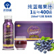 沃田蓝 NFC有机蓝莓汁100%纯果汁蓝莓原浆儿童花青素饮料礼盒250ml*12瓶