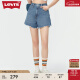 Levi's李维斯24春季新款女士牛仔短裤显瘦显高时尚复古气质百搭 蓝色 25