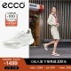 爱步（ECCO）运动鞋女 夏季厚底老爹鞋内增高休闲女鞋 复古211773 灰白色/白色21177350153 36