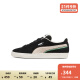 彪马（PUMA）官方新款男女同款复古轻便休闲板鞋SUEDE FOR THE FANBASE 397266 黑色-白色-02 41