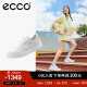 爱步（ECCO）板鞋女 24年夏季新款时尚拼色厚底内增高休闲板鞋 街头趣闯291543 白色29154350153 38