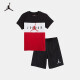 Nike 耐克小童装男童女童短袖Jordan套装2件套春秋儿童套装