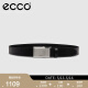 爱步（ECCO）男士商务休闲皮带 简约金属扣正装腰带 9105889 黑色910588990000 100cm