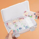 家の物语（KATEI STORY）日本药盒便携一日三餐随身药品分装盒一周吃药提醒盒大容量分药器 七天便携药盒