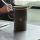 万仟堂（Edenus）陶瓷茶杯 简约办公杯带盖创意水杯送男友茶水分离杯 望杯