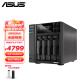 华硕（ASUS）AS6704T 4盘位四核心处理器NAS网络存储/私有云存储服务器/网盘个人云/文件备份/双2.5G口