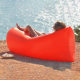 木丁丁充气沙发 户外懒人空气气垫床 折叠充气垫 野营便携午休躺椅 橘红色