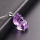 黛螺 天然紫水晶貔貅吊坠纳福貔貅送女友项链礼物