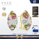 ENZO新款「海洋系列」18K金多彩宝石钻石耳饰女送礼 18K金多彩宝石耳环