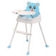 宝宝好儿童餐椅餐桌婴儿小孩吃饭桌子可折叠便携式多功能宝宝小凳蓝色
