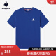 乐卡克【新品】法国公鸡2024夏季新款圆领短袖T恤 L242UECA0301 法国蓝色 L