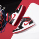 耐克（NIKE）【潮】Air Jordan aj1板鞋男女情侣夏季新款中高帮休闲运动篮球鞋 DJ4695/554724-122白黑红 42