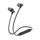 达维琦 无线双耳运动蓝牙耳机适用于苹果华为oppo荣耀vivo 磁吸线控低音炮跑步音乐游戏 黑色