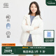 KOLON SPORT/可隆羽绒内胆三合一冲锋衣 女子户外运动休闲夹克外套 LKGJ3WT556-CR 米白 170/L