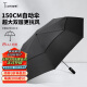 天玮伞业（Tianwei umbrella）全自动大号双层抗风雨伞双人加大加固高端超大雨伞 经典黑