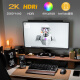 明基（BenQ）EW2780Q 27英寸2K HDRi智慧爱眼 家用办公学习影音剪辑护眼屏 专业音箱电脑显示器