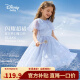 迪士尼（DISNEY）童装儿童女童背心连衣裙披云肩艾莎公主裙子24夏DB421RE34蓝110