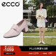 爱步（ECCO）【618大促】单鞋 时尚通勤粗跟女鞋浅口方头高跟鞋 型塑290903 裸粉色29090301118 36