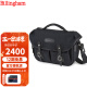 白金汉（Billingham）Hadley Small Pro单肩包摄影斜挎包单反微单通勤3.5升旅游男女数码收纳适用于索尼富士尼康相机包 黑色尼龙/黑色皮 505002-01