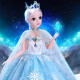 尔苗芭蕾巴比娃娃玩具女孩爱莎公主智能对话换装洋娃娃儿童生日礼物盒 60cm-冰雪公主-对话版