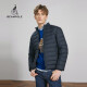 BEANPOLE滨波冬季男士鹅绒服轻便拉链设计立领羽绒外套 藏青色 L 180/96A