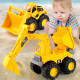 恩贝家族超大号挖掘机儿童惯性玩具工程车3-6岁男孩沙滩玩雪挖雪挖沙仿真汽车模型生日礼物 2只装