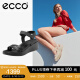 爱步（ECCO）凉鞋女 夏季高跟外穿凉鞋坡跟一字带厚底凉鞋女 柔畅273303 黑色27330351052 38