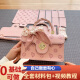 畅印 韩版复古压花锁扣女包DIY自制马卡龙色系材料包斜挎包质感单肩包 粉色材料包【需要自己做】