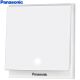 松下（ Panasonic）开关插座 一开单控开关面板 带LED指示灯 墙壁开关 悦皓 白色 WMWF511