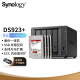 群晖（Synology）DS923+ 搭配4块西数(WD) 8TB 红盘Plus WD80EFZZ硬盘 套装