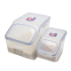 乐扣乐扣（LOCK&LOCK）米桶塑料保鲜盒套装12L+5L储物杂粮罐米箱储物箱2件套HPL510S001