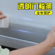 汽车门槛条防踩贴隐形透明通用后护板防擦条贴碳纤纹犀牛皮防踩踏防水防磨 【纯透明】宽7厘米长5米 透明碳纤纹(加厚款)