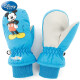 迪士尼儿童手套男童女童冬季户外滑雪宝宝加绒保暖小孩防水手指套
