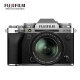 富士（FUJIFILM）X-T5/XT5 微单相机 套机（18-55mm) 4020万像素 7.0档五轴防抖 6K30P 经典机械拨盘 银色