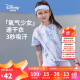 迪士尼（DISNEY）儿童女童速干短袖T恤针织上衣炫彩扎染衣服24夏DB321BE28紫140