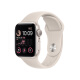 Apple Watch SE 2022款智能手表GPS款40毫米星光色铝金属表壳星光色运动型表带 MNJP3CH/A