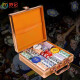 妙记 德州扑克筹码套装麻将牌代金币游戏币棋牌室专用 200片+礼箱+套装礼包 MJ8118