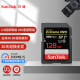 SanDisk闪迪SD卡128g存储卡UHS-II高速300M/S数码相机内存卡单反相机存储卡 128G SD卡读300M/S
