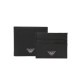 阿玛尼（ARMANI）时尚商务两件套包包礼盒装钱包+卡包男士礼品Y4R237 Y138E 81072黑色