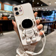 欧米滋 苹果11手机壳iPhone11Pro保护套苹果11pro max硅胶软壳全包防摔个性创意女 苹果11【优雅白】宇航员支架+钢化膜+挂绳