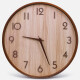 威灵顿挂钟木创意家居钟表墙上挂钟 简约时钟 客厅时尚个性挂钟 14英寸简欧数字C款