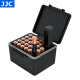 JJC 锂电池收纳盒 可检测电量 5号 7号 18650 21700电池盒 五号七号大容量存放 电量检测器 保护存放 收纳28颗5号电池 带电量检测器