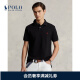 Polo Ralph Lauren 拉夫劳伦男装 经典款修身网眼布短袖网球衫RL13502 001-黑色 M