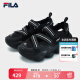 FILA 斐乐官方FRAGOLA女鞋摩登凉鞋夏款厚底玛丽珍运动凉鞋 黑-BK 37.5