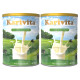 佳乳达（Karivita）新西兰进口成人奶粉中老年男女士高钙脱脂牛奶粉无添加蔗糖900g*2