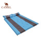 骆驼户外带枕双人自动充气垫 春游野营双人防潮垫帐篷睡垫 A8W05002 蔚蓝拼灰