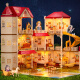 古欧六一儿童节礼物女孩玩具过家家娃娃屋仿真城堡生日3岁